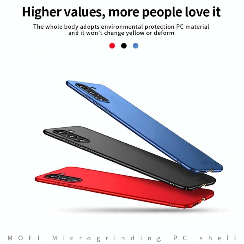 For Samsung Galaxy S24+ 5G MOFI Frosted PC Ultra-thin Hard Phone Case(Blue)