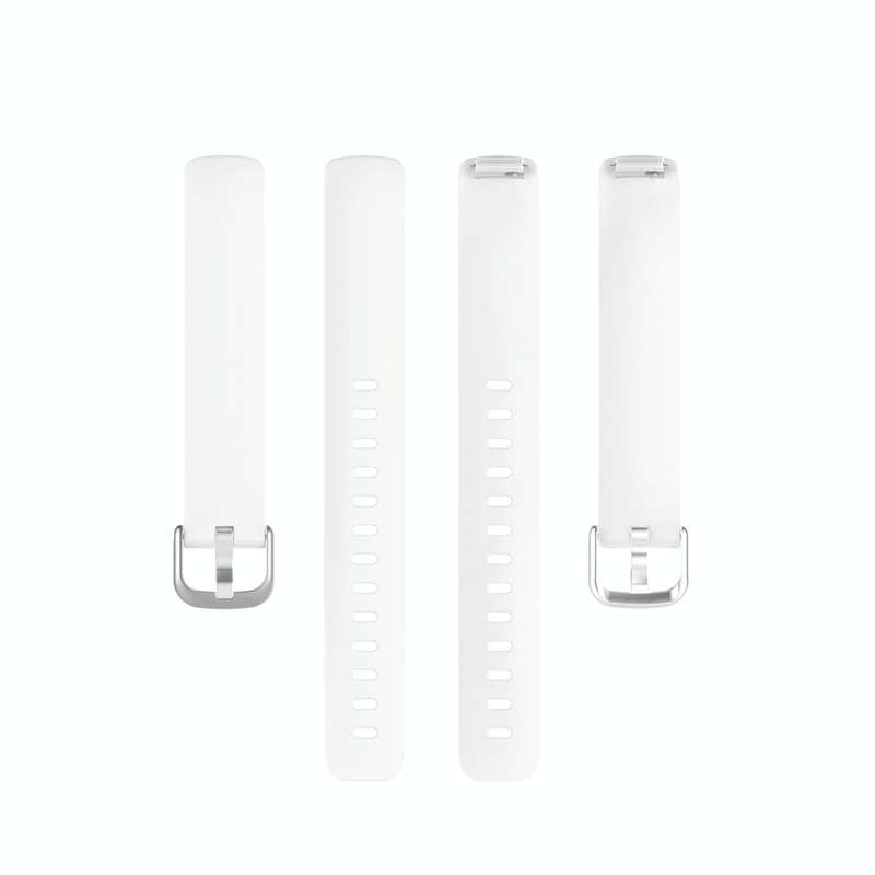 For Fitbit Inspire 2 TPE Watch Band, Size:S(White)