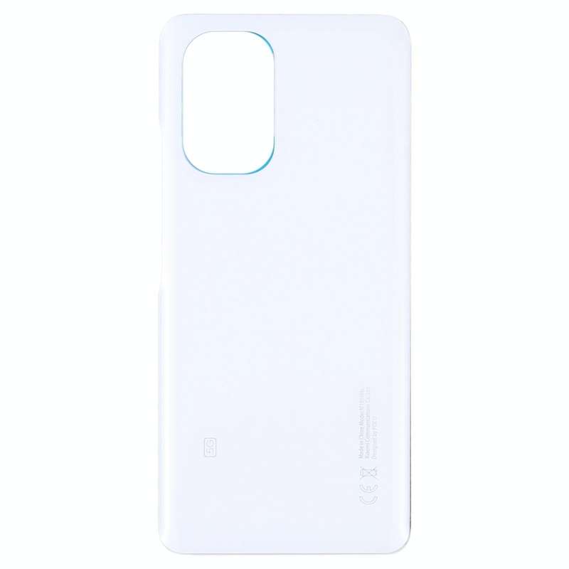 Glass Battery Back Cover for Xiaomi Poco F3(White)