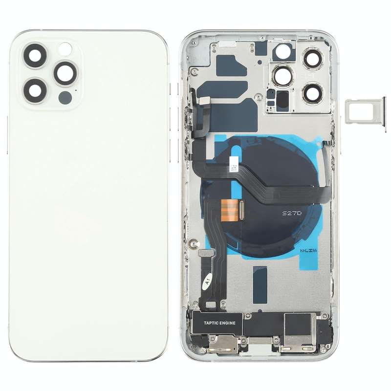 Battery Back Cover Assembly (with Side Keys & Speaker Ringer Buzzer & Motor & Camera Lens & Card ...