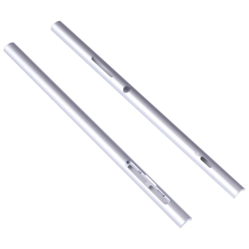 1 Pair Side Part Sidebar For Sony Xperia XA2 Plus (Silver)