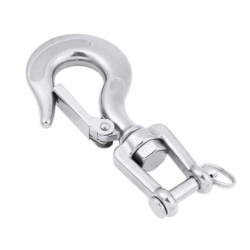 150kg Load Bearing 304 Stainless Steel Rotatable Fork Hoist Chain Lifting Cargo Hook