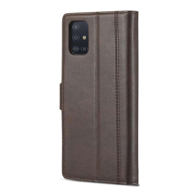 For Samsung Galaxy A32 4G LC.IMEEKE Magnetic Buckle PU + TPU Horizontal Flip Leather Case with Ho...