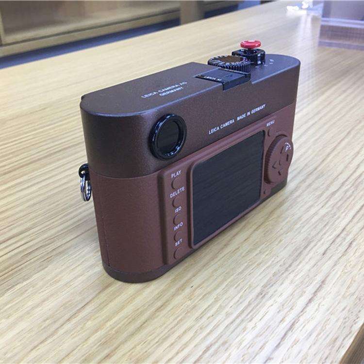For Leica M Non-Working Fake Dummy DSLR Camera Model Photo Studio Props (Dark Coffee)