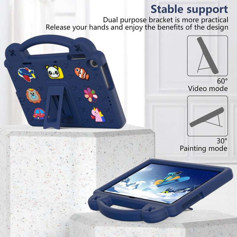 For Lenovo Tab M10 3rd Gen TB328FU / TB328XU 2022 10.1 Handle Kickstand Children EVA Shockproof T...
