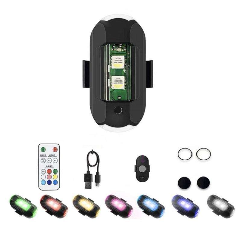 Vibration Remote Control Induction Motorcycle Wireless Strong Magnetic Warning Flash Light, Speci...