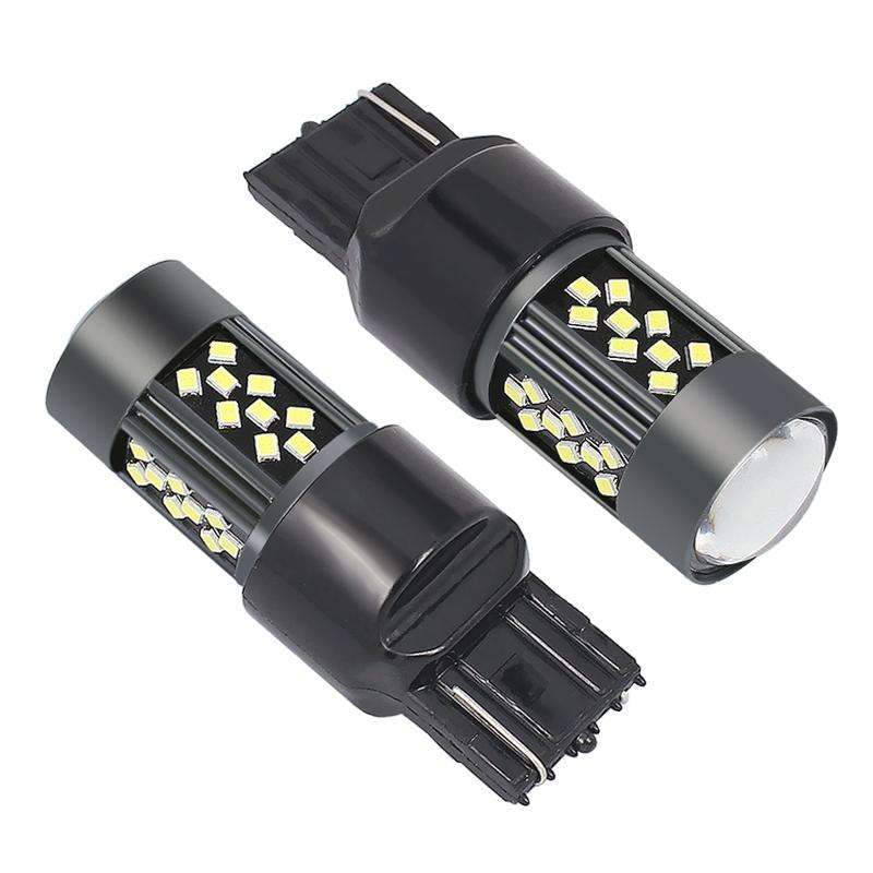 1 Pair 7443 12V 7W Strobe Car LED Fog Light(Red Light)