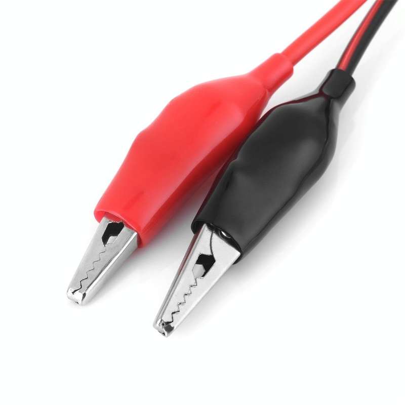 12V 16 AWG Crocodile Test Clip to Cigarette Lighter Plug Adapter Extension Cable