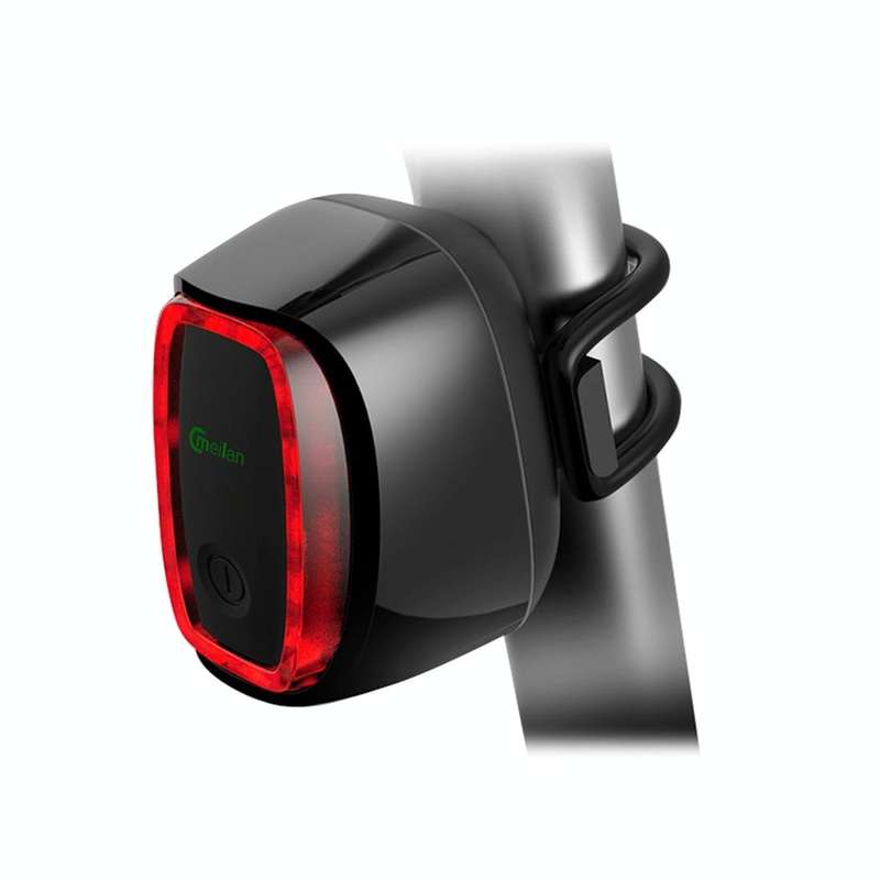 Meilan X6 Smart Auto Brake Rear Light Rechargeable Bicycle Tail Light(Black)