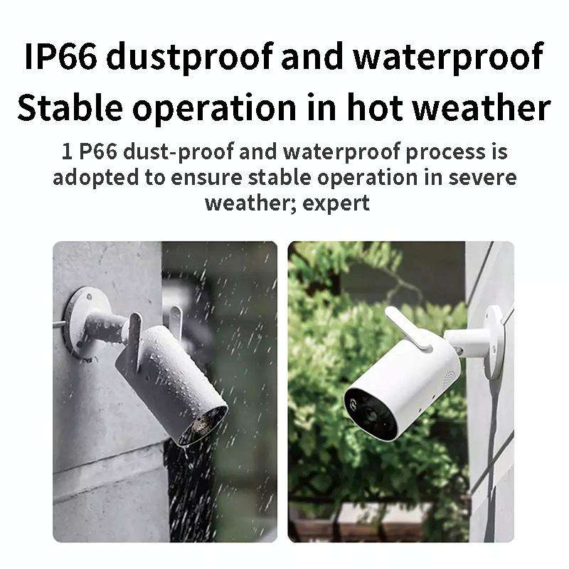 Original Xiaomi AW300 WiFi Smart Outdoor Camera 2K Full Color Night Vision IP66 Waterproof Video ...