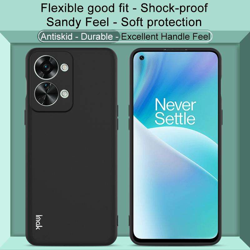 For OnePlus Nord 2T 5G IMAK UC-3 Series Shockproof Frosted TPU Phone Case(Black)