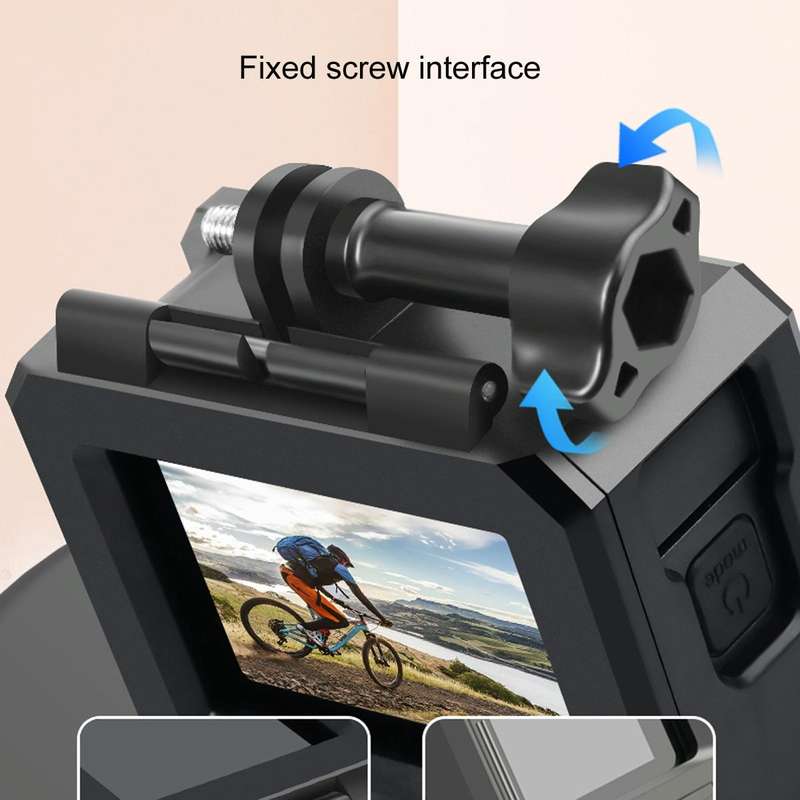 For GoPro HERO10 Black / HERO9 Black ABS Plastic Border Frame Mount Protective Case with Buckle B...