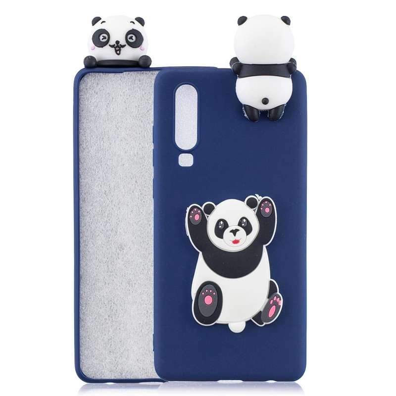 For Galaxy A70 3D Cartoon Pattern Shockproof TPU Protective Case(Panda)