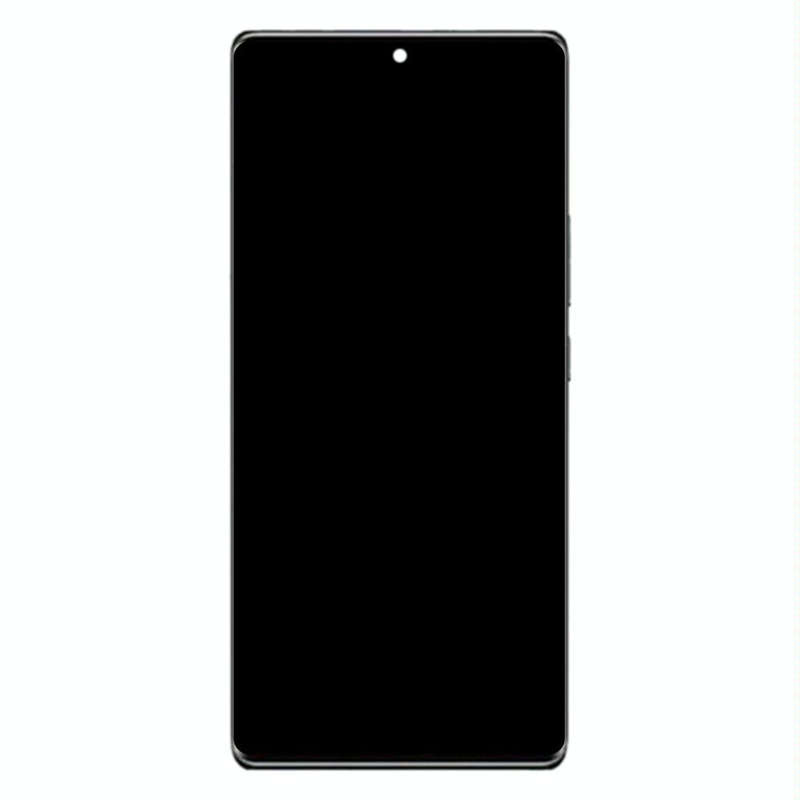 AMOLED LCD Screen For ZTE Axon 40 Pro A2023 Digitizer Full Assembly with Frame(Black)