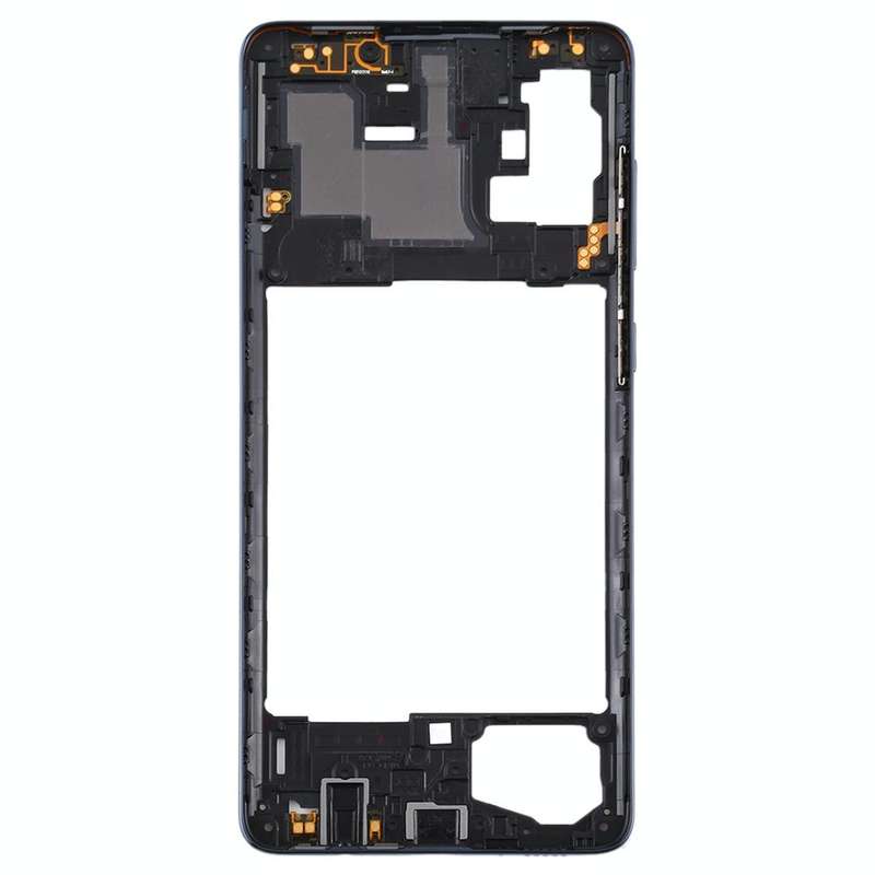 For Samsung Galaxy A71  Middle Frame Bezel Plate (Black)