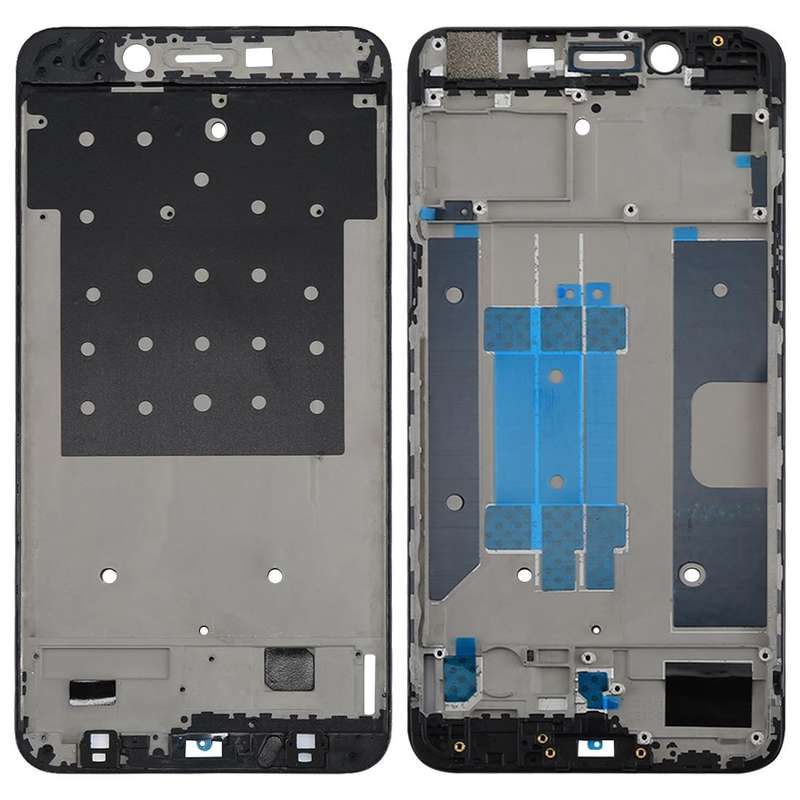 For OPPO R9s Plus Front Housing LCD Frame Bezel Plate  (Black)