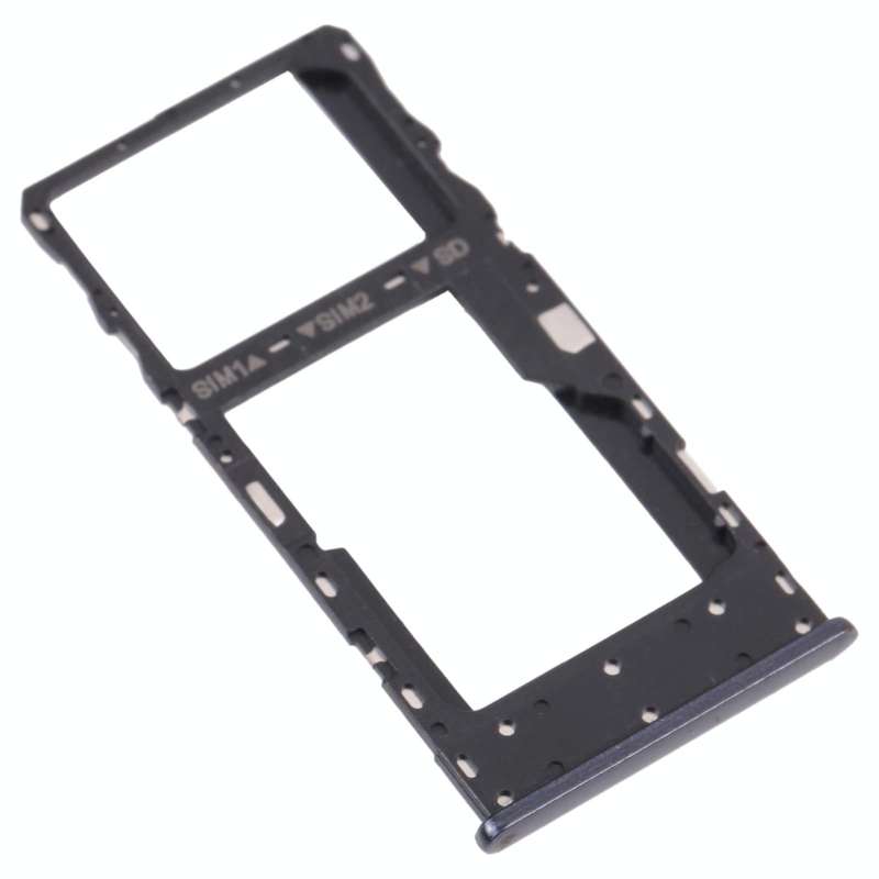 SIM Card Tray + SIM Card Tray / Micro SD Card Tray for TCL 10 5G T790Y T790H (Grey)