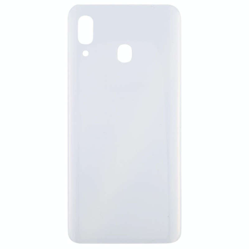 For Galaxy A30 SM-A305F/DS, A305FN/DS, A305G/DS, A305GN/DS Battery Back Cover (White)