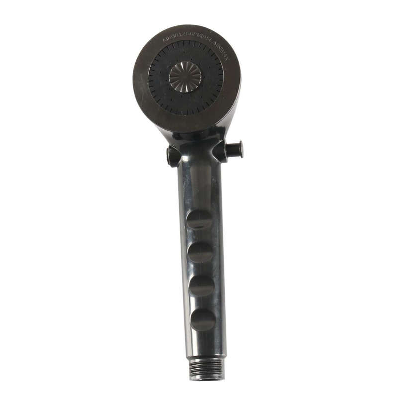 A6622-02 Black RV External Shower Box Head with Hose