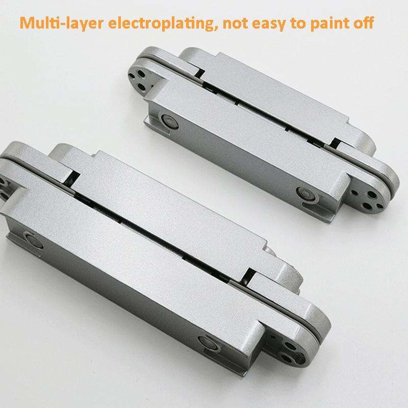 Three-Dimensional Adjustable Cross Hinge Folding Door Concealed Hinge, Specification: No. 4 Dumb ...