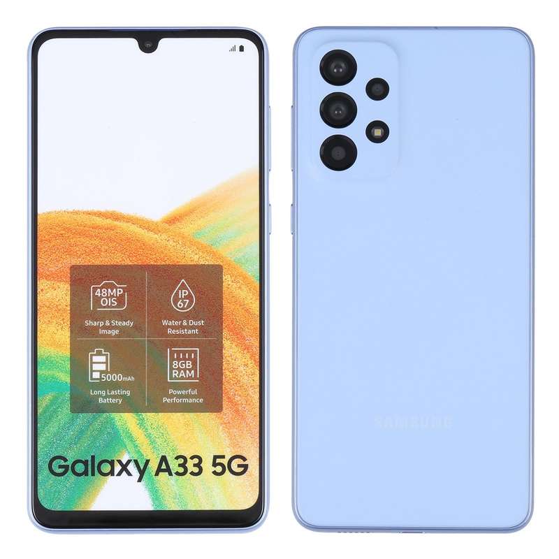 For Samsung Galaxy A33 5G Color Screen Non-Working Fake Dummy Display Model (Blue)