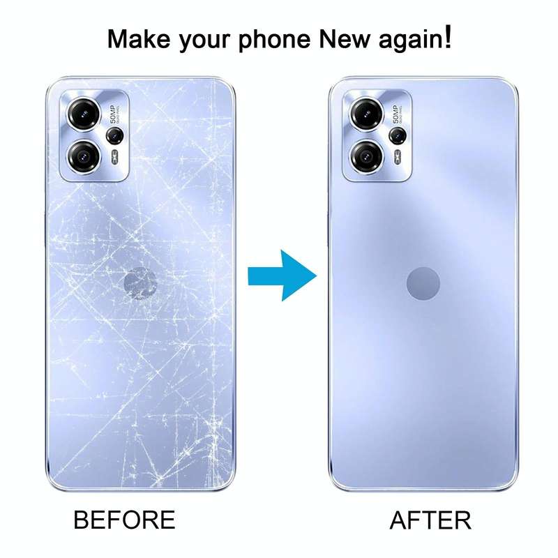 For Motorola Moto G13 Original Battery Back Cover(Black)