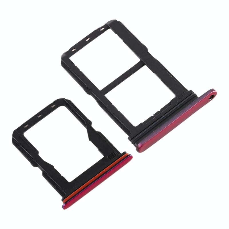 For Vivo S1 Pro SIM Card Tray + SIM Card Tray + Micro SD Card Tray (Red)
