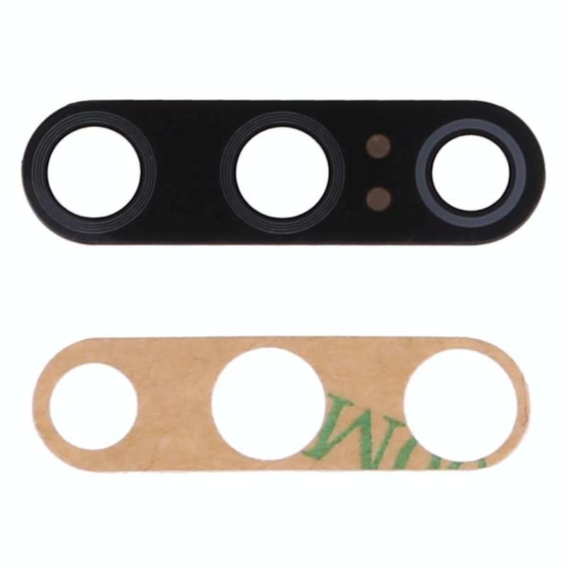 10 PCS Back Camera Lens & Adhesive for Xiaomi Mi 9 SE(Black)