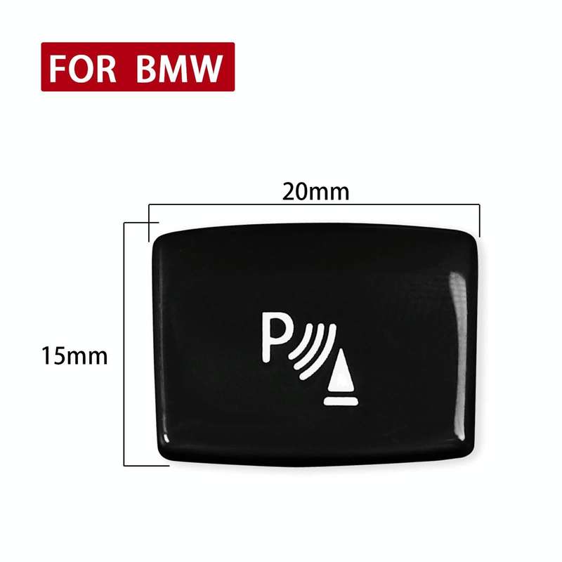 Car Gear Electric Eye Button for BMW 1 Series F20 2012-2018,Left and Right Drive(Black)