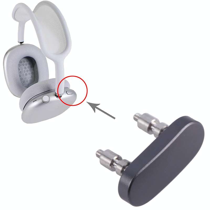 For AirPods Max Side Button (Black)