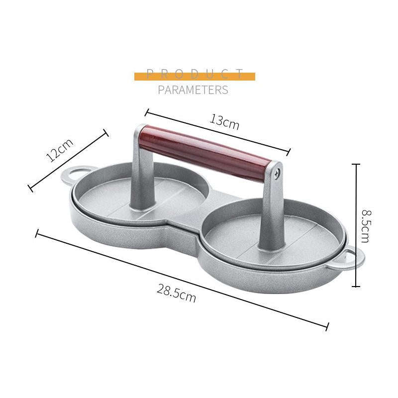 Aluminum Alloy Burger Press Meatloaf Press Mold