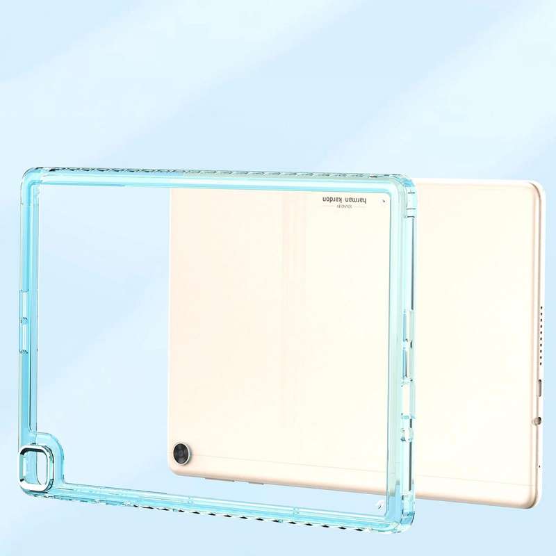 For Huawei MatePad T10 / T10S Clear Acrylic Shockproof Tablet Case(Black)