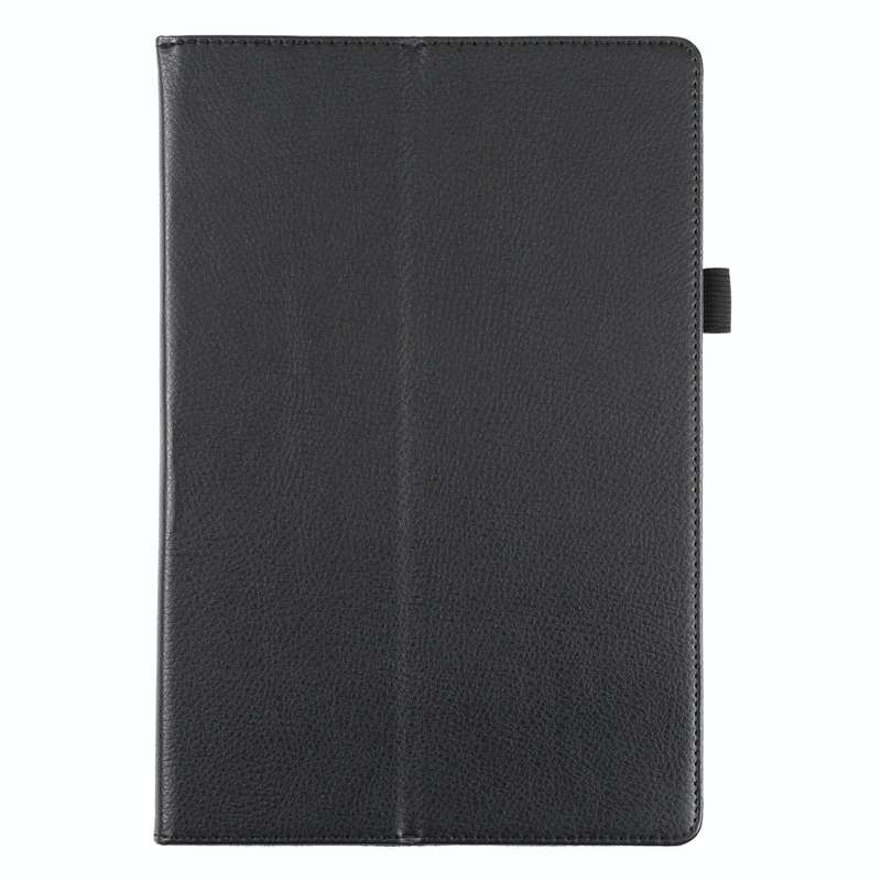 For Samsung Galaxy Tab A8 10.5 2021 Litchi Texture Solid Color Leather Tablet Case(Black)