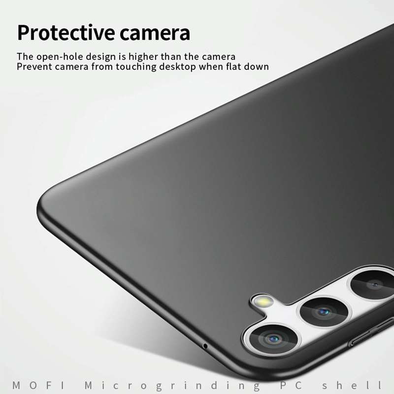 For Samsung Galaxy A14 4G / 5G MOFI Frosted PC Ultra-thin Hard Case(Black)
