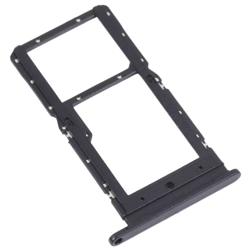 SIM Card Tray + SIM Card Tray / Micro SD Card Tray for Huawei Maimang 10 SE (Black)