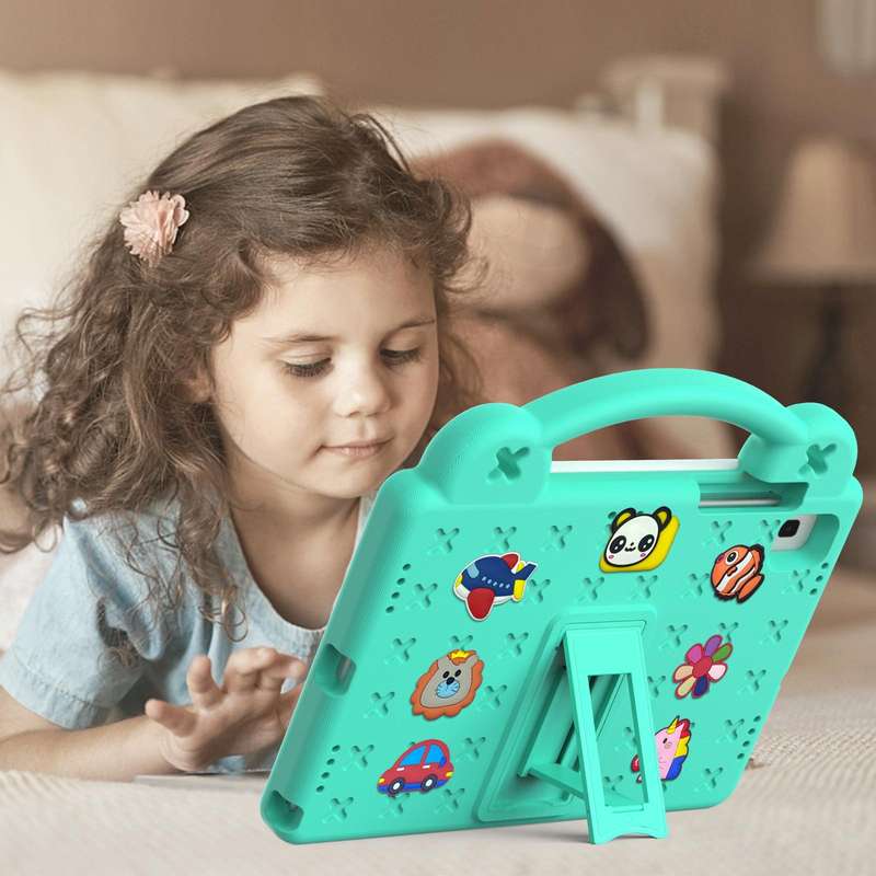 For Samsung Galaxy Tab S6 Lite 10.4 2020/2022 Handle Kickstand Children EVA Shockproof Tablet Cas...