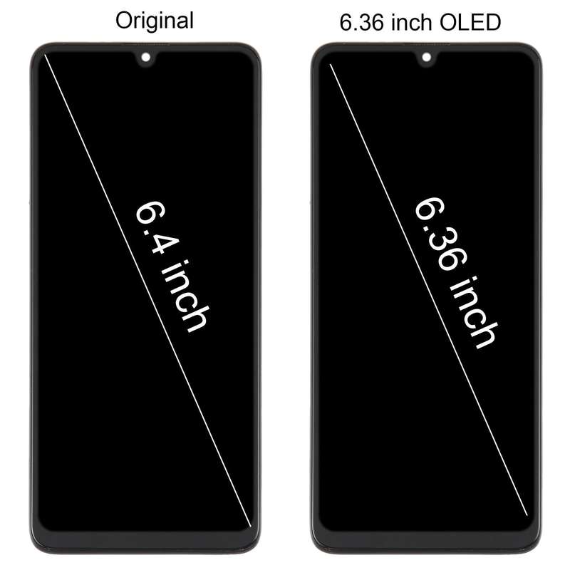 For Samsung Galaxy M22 SM-M225 OLED LCD Screen Digitizer Full Assembly with Frame