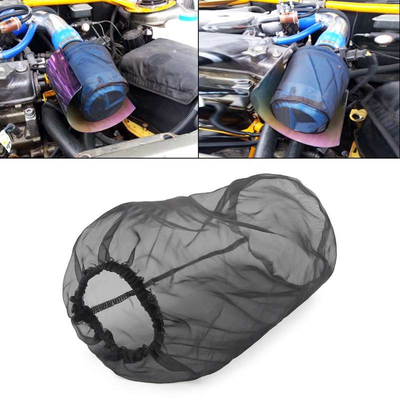 Universal Air Filter Protective Cover High Flow Air Intake Filters Waterproof Oilproof Dustproof ...