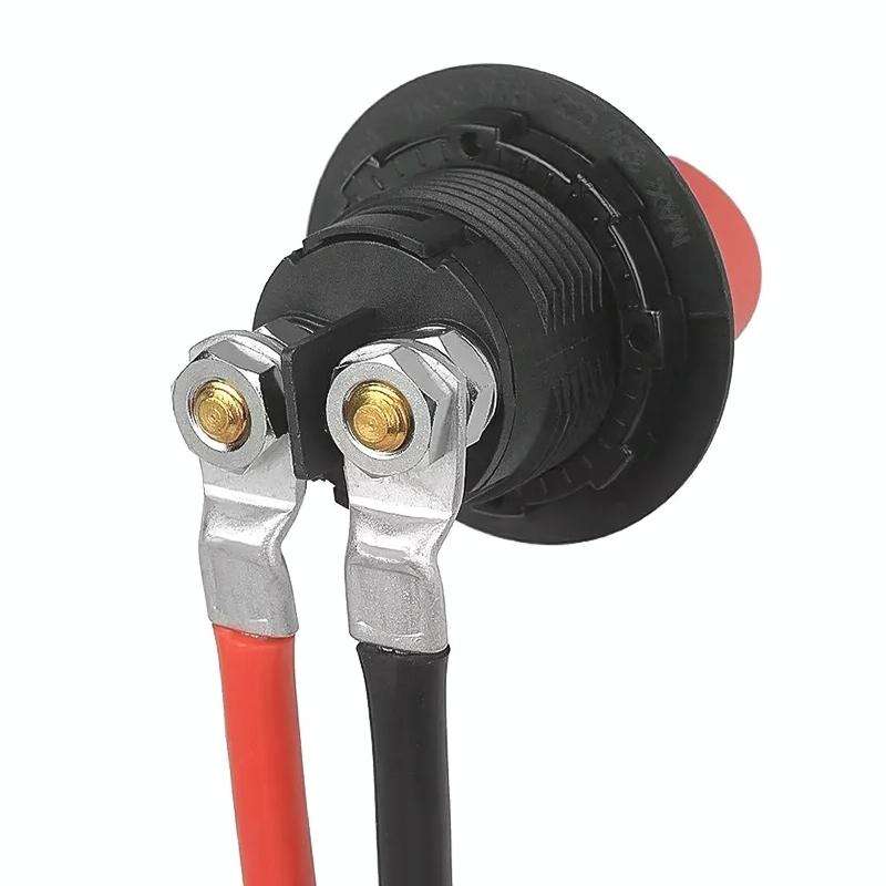 6AWG 25-10 Car 50cm Red + Black Pure Copper Battery Inverter Cable