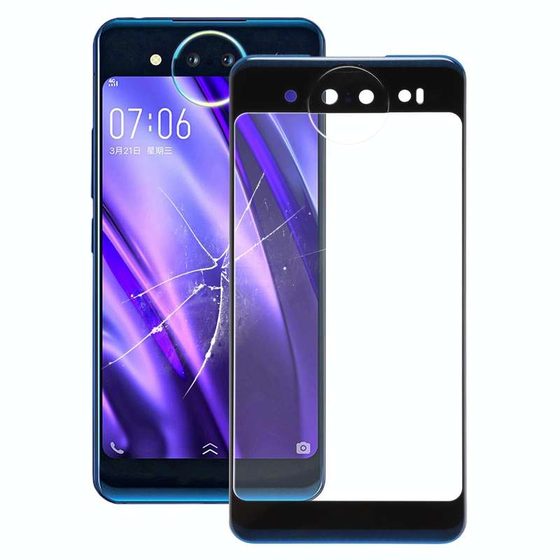 For vivo NEX Dual Display V1821A V1821T Back Screen Outer Glass Lens (Blue)