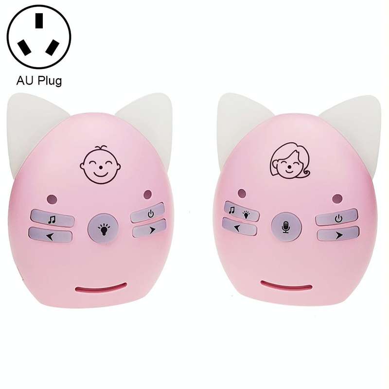 V30 Wireless Audio Baby Monitor Support Voice Monitoring + Intercom + Night Light without Battery...