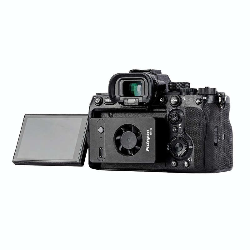 Fotopro CR-02 Camera Cooling Fan Cooler Heat Sink (Black)