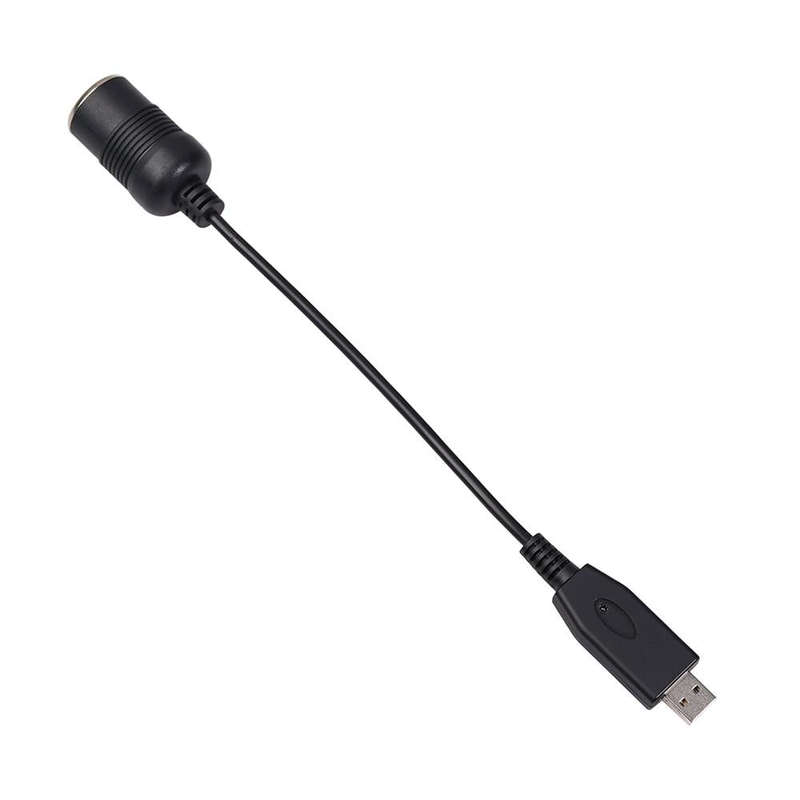 Car Converter USB Port to Car Cigarette Lighter Socket Female 5V to 12V Boost Power Adapter Cable...