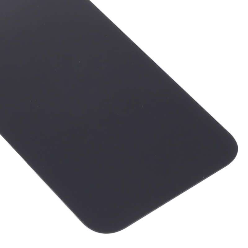 Easy Replacement Big Camera Hole Glass Back Battery Cover for iPhone 13(Black)