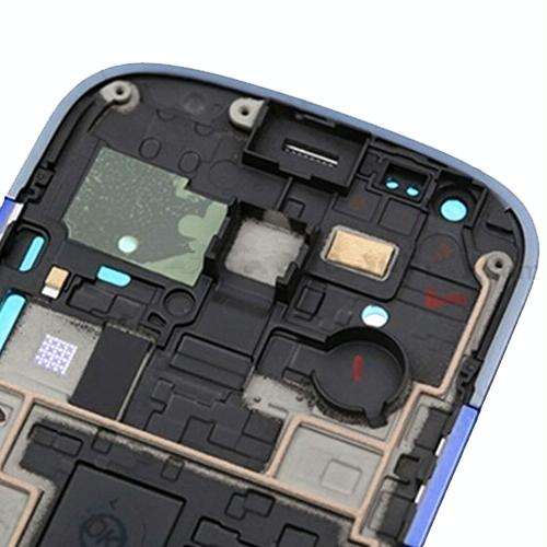 For Galaxy SIII mini / i8190 Front Housing LCD Frame Bezel Plate  (Dark Blue)