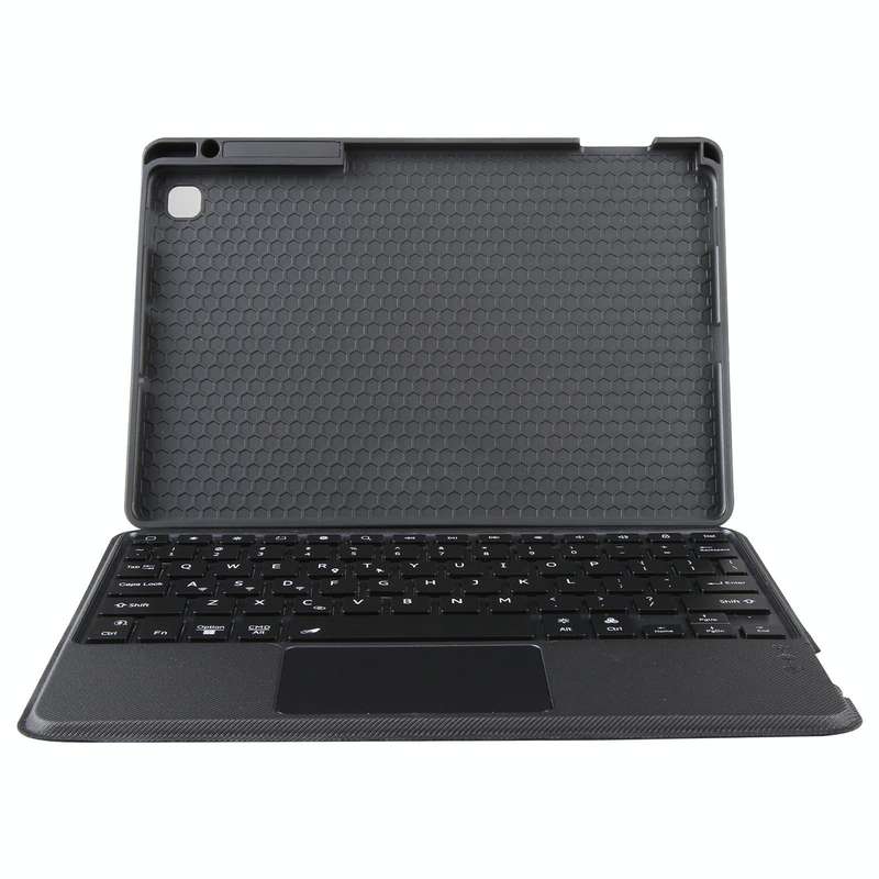 T610B-AS Pivot Backlight Upper Pen Tray Bluetooth Keyboard Leather Case For Samsung Galaxy Tab S6...