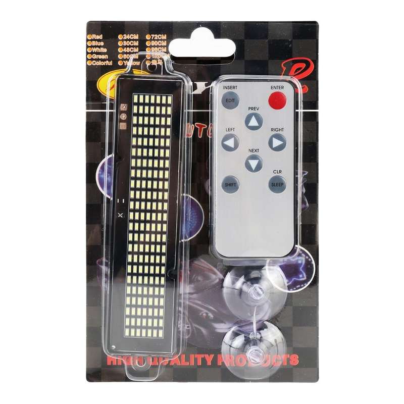 DC 12V Car LED Programmable Showcase Message Sign Scrolling Display Lighting Board with Remote Co...