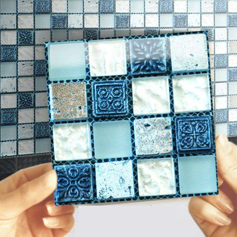 20 PCS / Set Kitchen Stove Oil-Proof Sticker Ceramic Tile Decoration Self-Adhesive Wall Sticker, ...