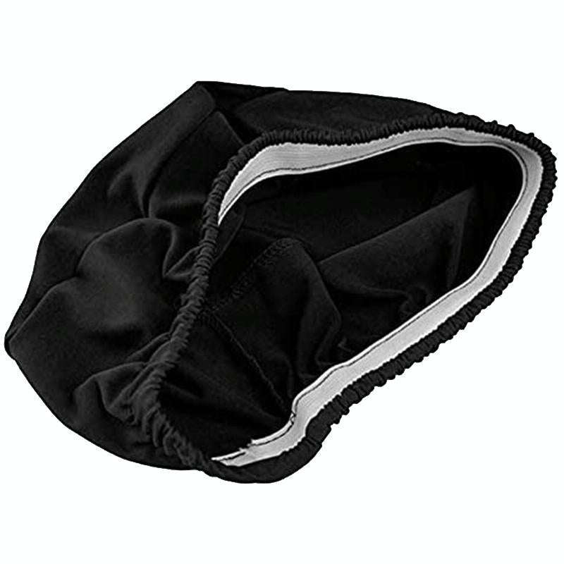For Diameter 28-35cm Stretch Round Stool Sleeve Swivel Round Chair Covers(Black)