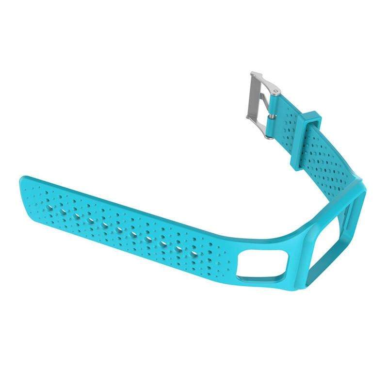 Silicone Sport Watch Band for TomTom 1 Series Runner / Cardio(Blue)